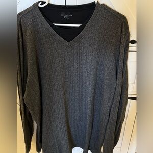 Covington Long Sleeve V-Neck Sweater Shirt XL